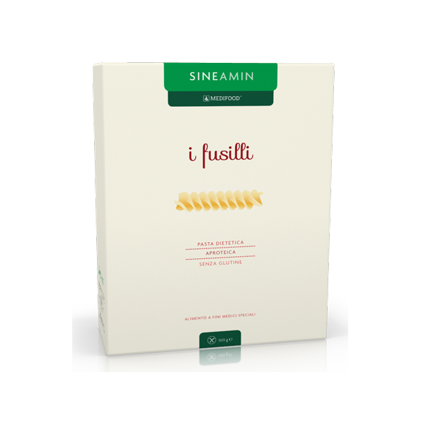 Sineamin Fusilli Pasta Aproteica Y Sin Gluten 500g-1