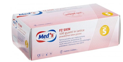 Guanto Skin Lattice Senza Polvere Misura Piccola 100 Pezzi-3