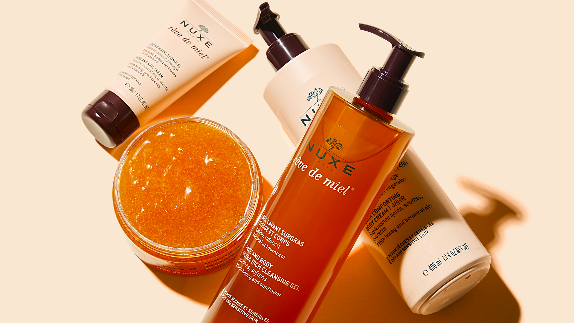 Nuxe Rêve De Miel Gel Limpiador Rostro Y Cuerpo 400ml-5