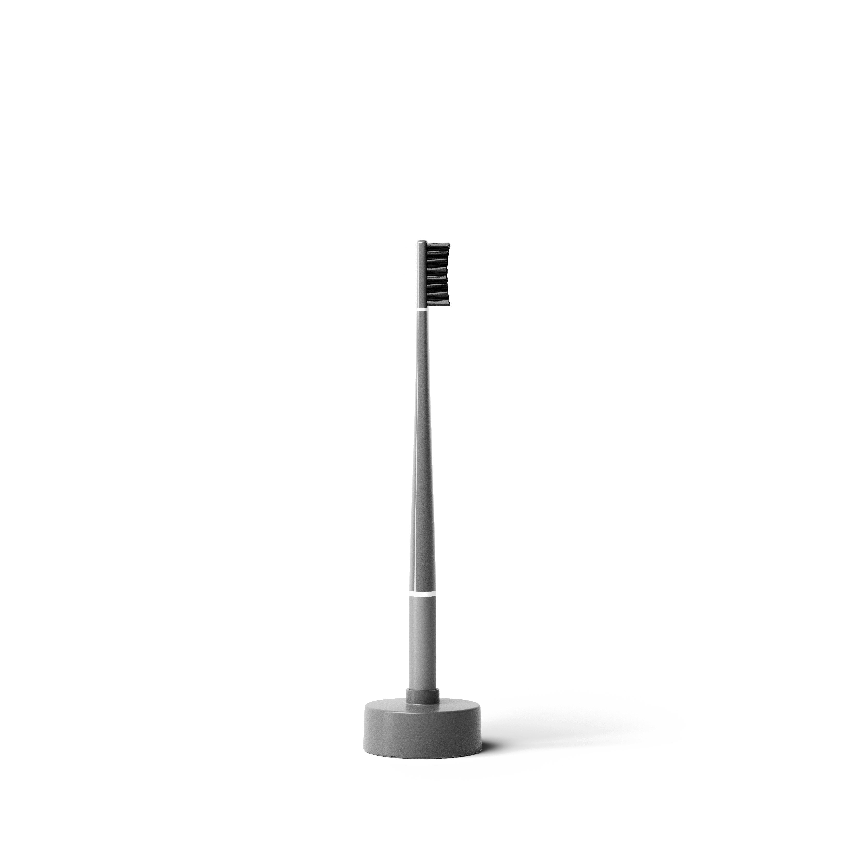 Cepillo Dental Piuma T03 + Base Blanda Gris Asfalto-5