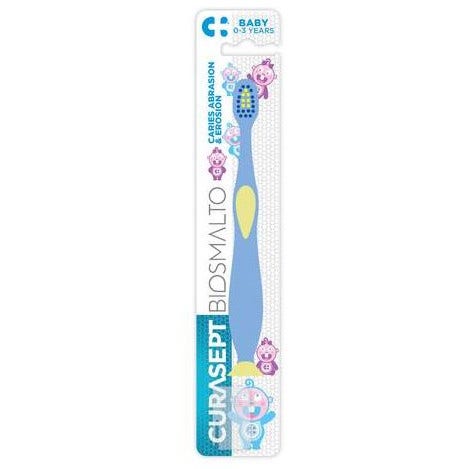 Curasept Biosmalto Cepillo de dientes para bebés de 0 a 3 años, 1 unidad