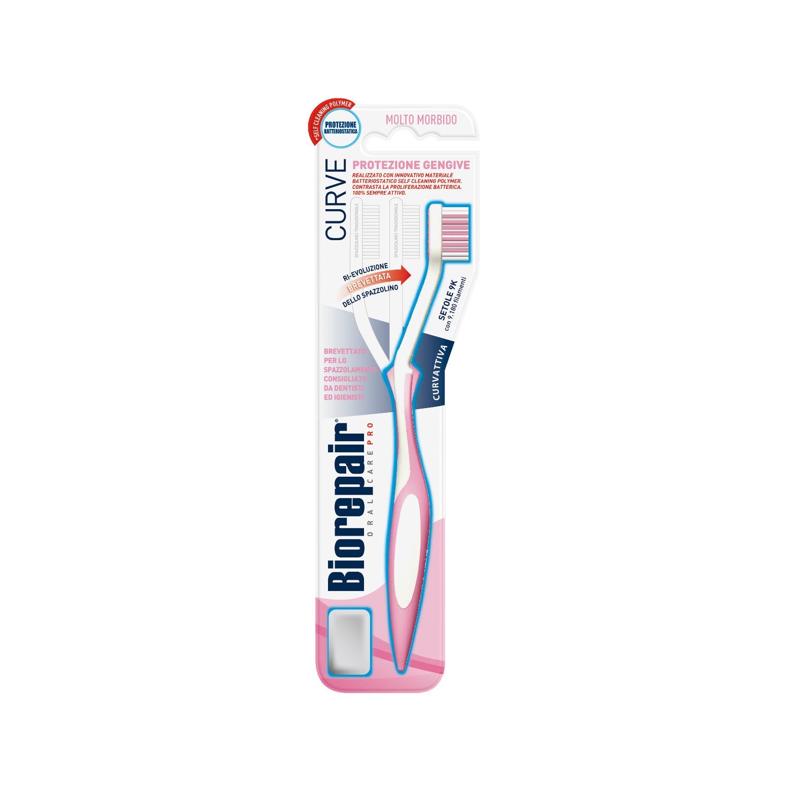 Biorepair Spazzolino Curve Protezione Gengive 1 Pezzo-3