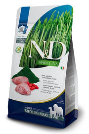Farmina N&D Dog Medium & Maxi Spirulina Lamb Per Cani Adulti 7kg