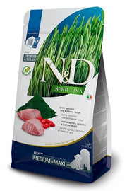 Farmina N&D Dog Medium & Maxi Spirulina Lamb Per Cani Cuccioli 7kg