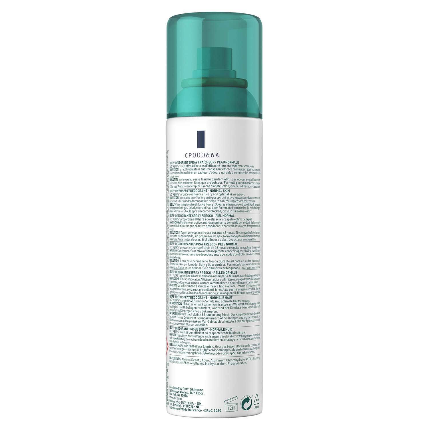 Roc Keops Deodorante Spray Fresco 100ml