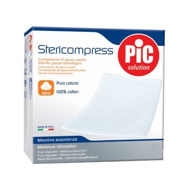 Pic Stericompress Compresse Garza Sterili 36x40cm 12 Pezzi-2