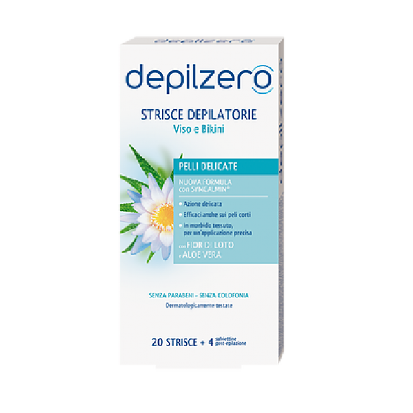 Depilzero 20 Tiras Depilatorias Rostro Bikini-2