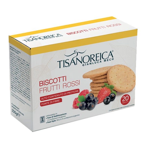 Galletas Tisanoreica Frutos Rojos 20 Piezas-2