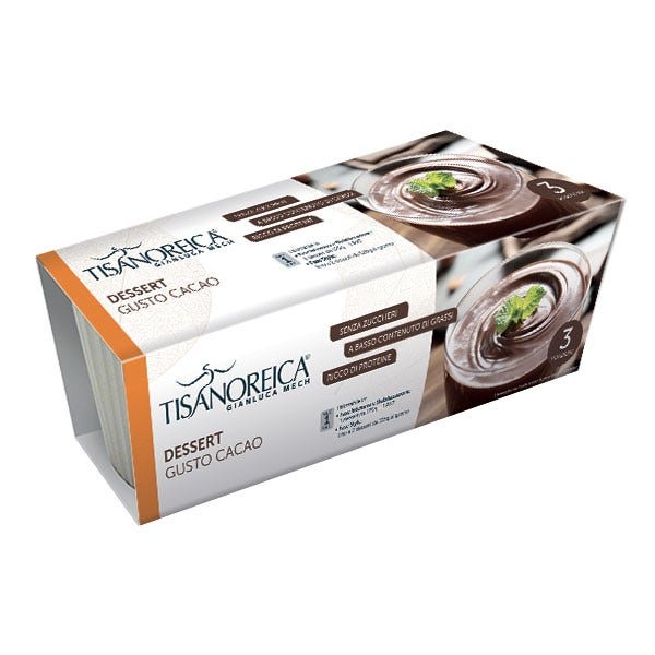 Gianluca Mech Tisanoreica Postre Sabor Cacao 3x125g-2