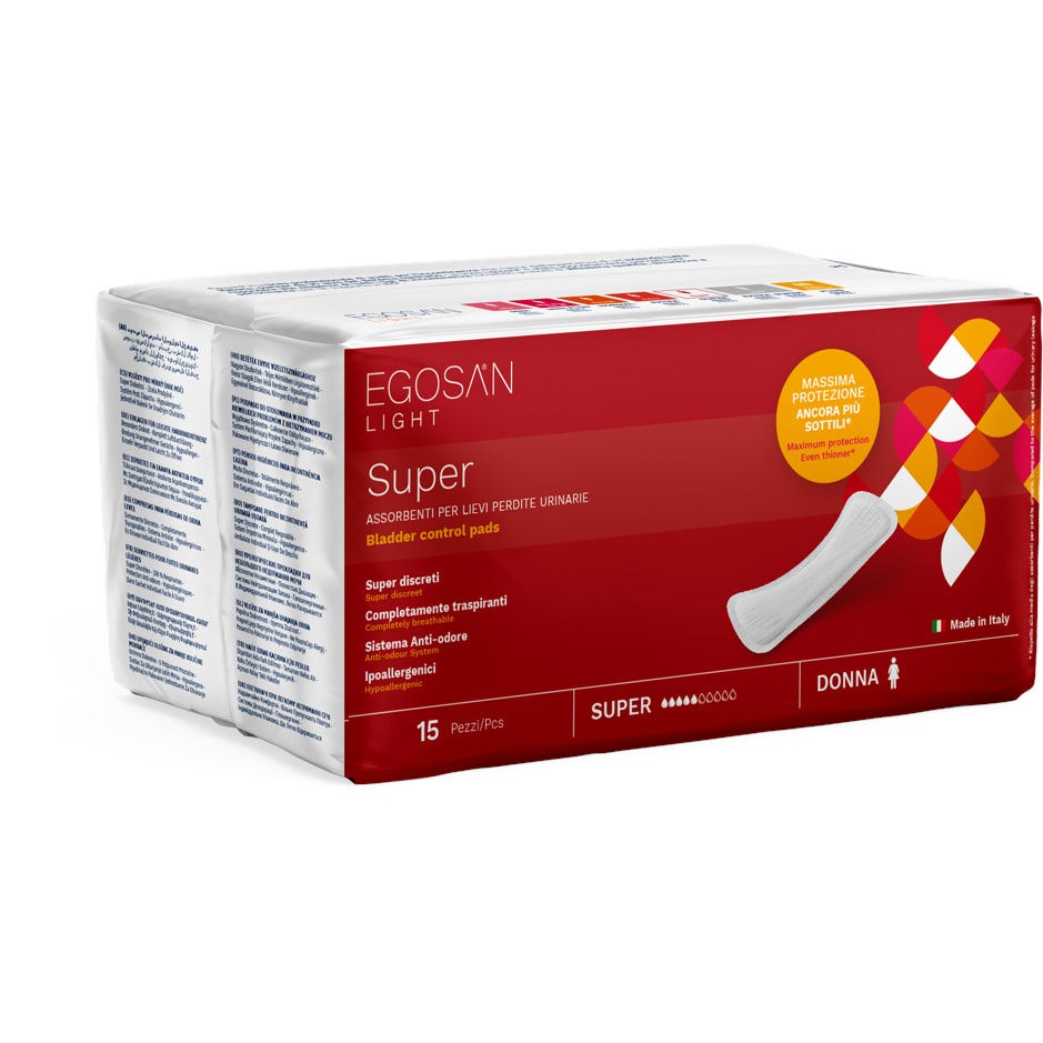 Egosan Light Lady Super Absorbentes Incontinencia 15 Piezas-1