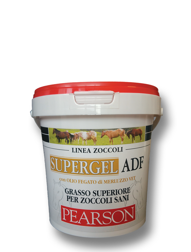 Guglielmo Pearson Supergel ADF Aceite de hígado de bacalao amarillo graso superior para pezuñas equinas 1 kg-1
