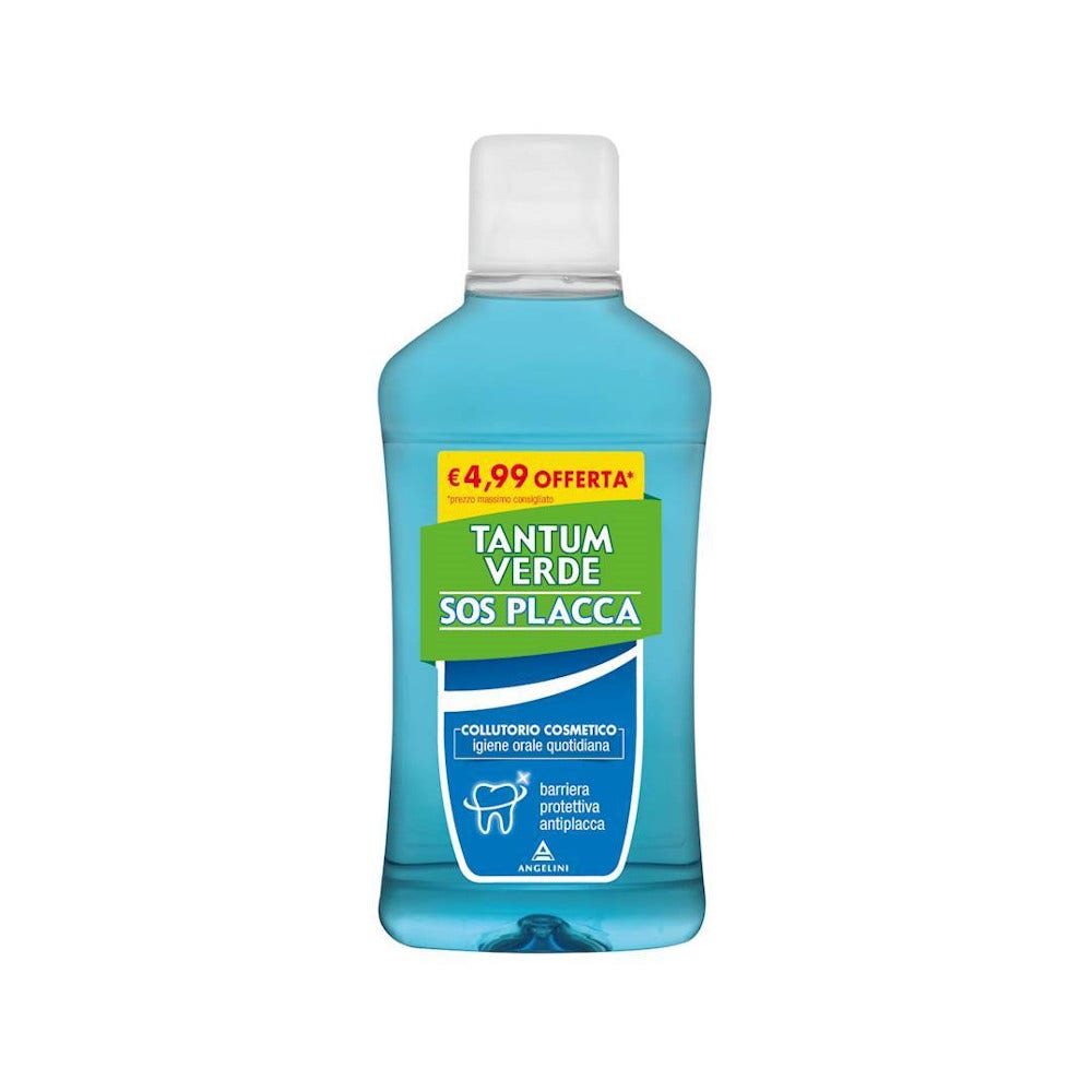 Tantum Verde SOS Placa, enjuague bucal, 500 ml