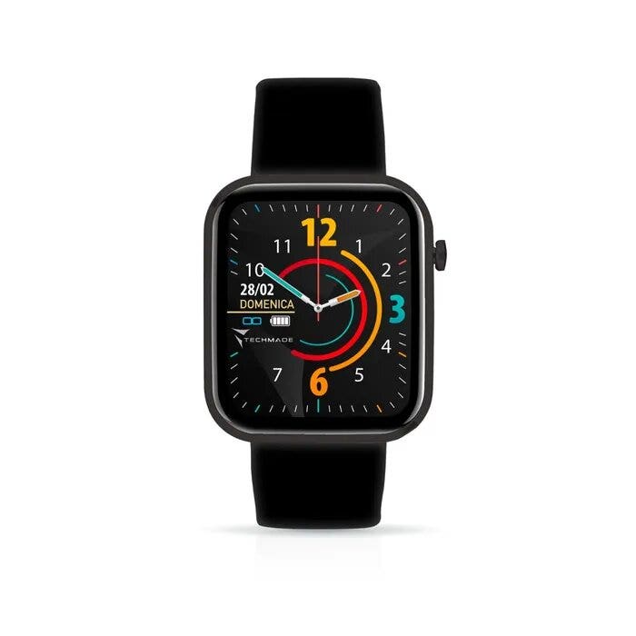 Techmade Have Smartwatch con marco de aluminio 1,68 Full Black