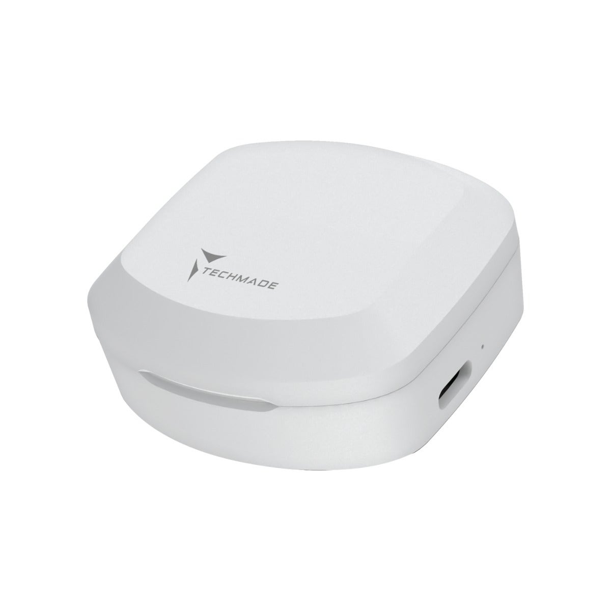 Techmade Auricolari Senza Filo Con Box Di Ricarica White