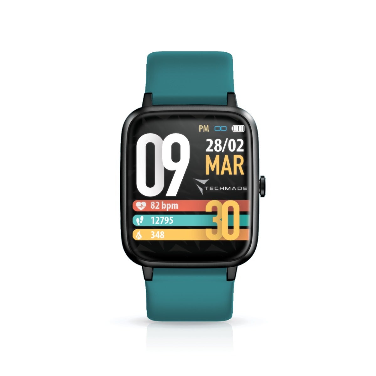 Techmade Smartwatch Sport con GPS integrado verde