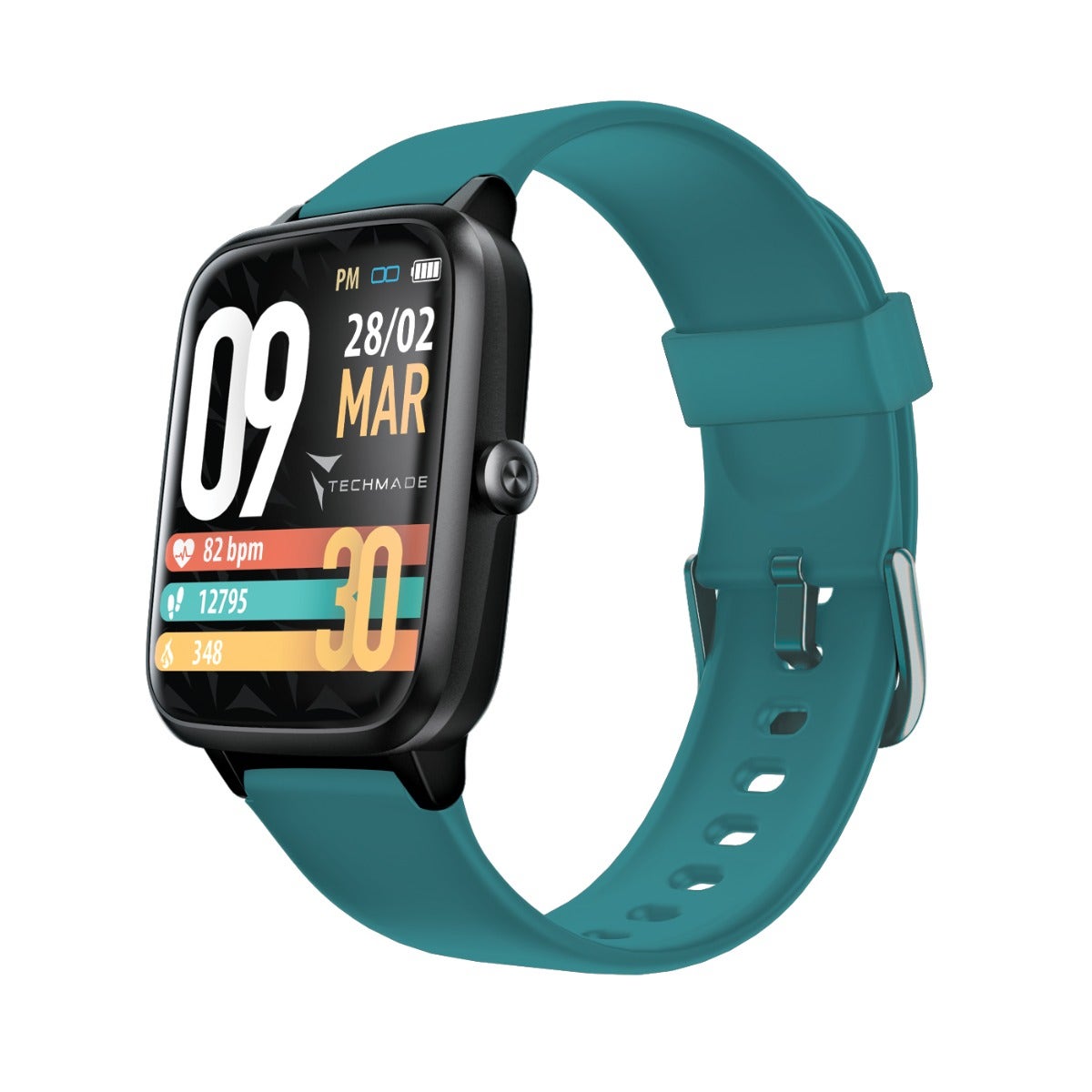 Techmade Smartwatch Sport Con GPS Integrato Green