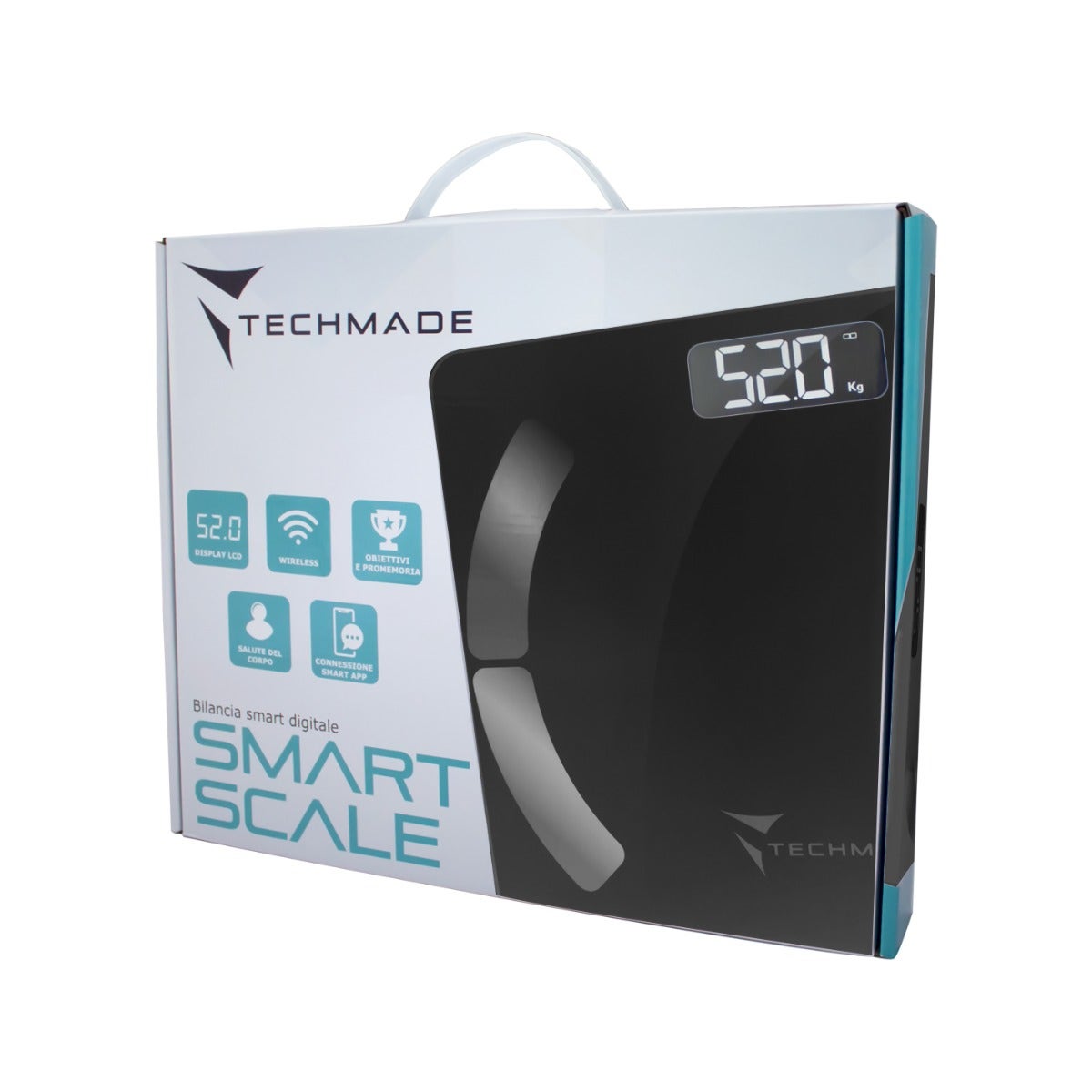 Techmade Bilancia Smart Digitale Black