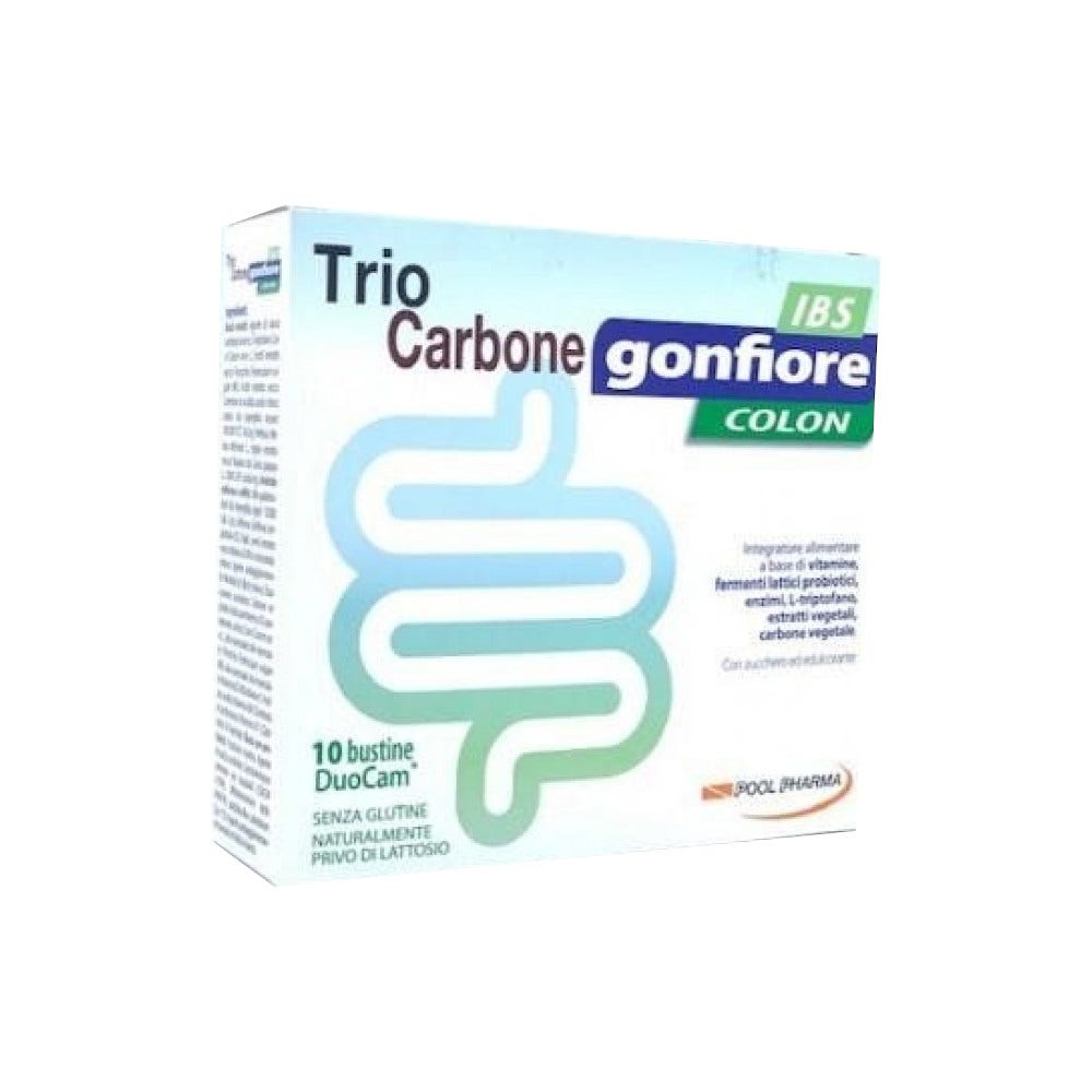 Triocarbone Hinchamiento Ibs 10 Duocam Sobres De 2g + 1,5g-1