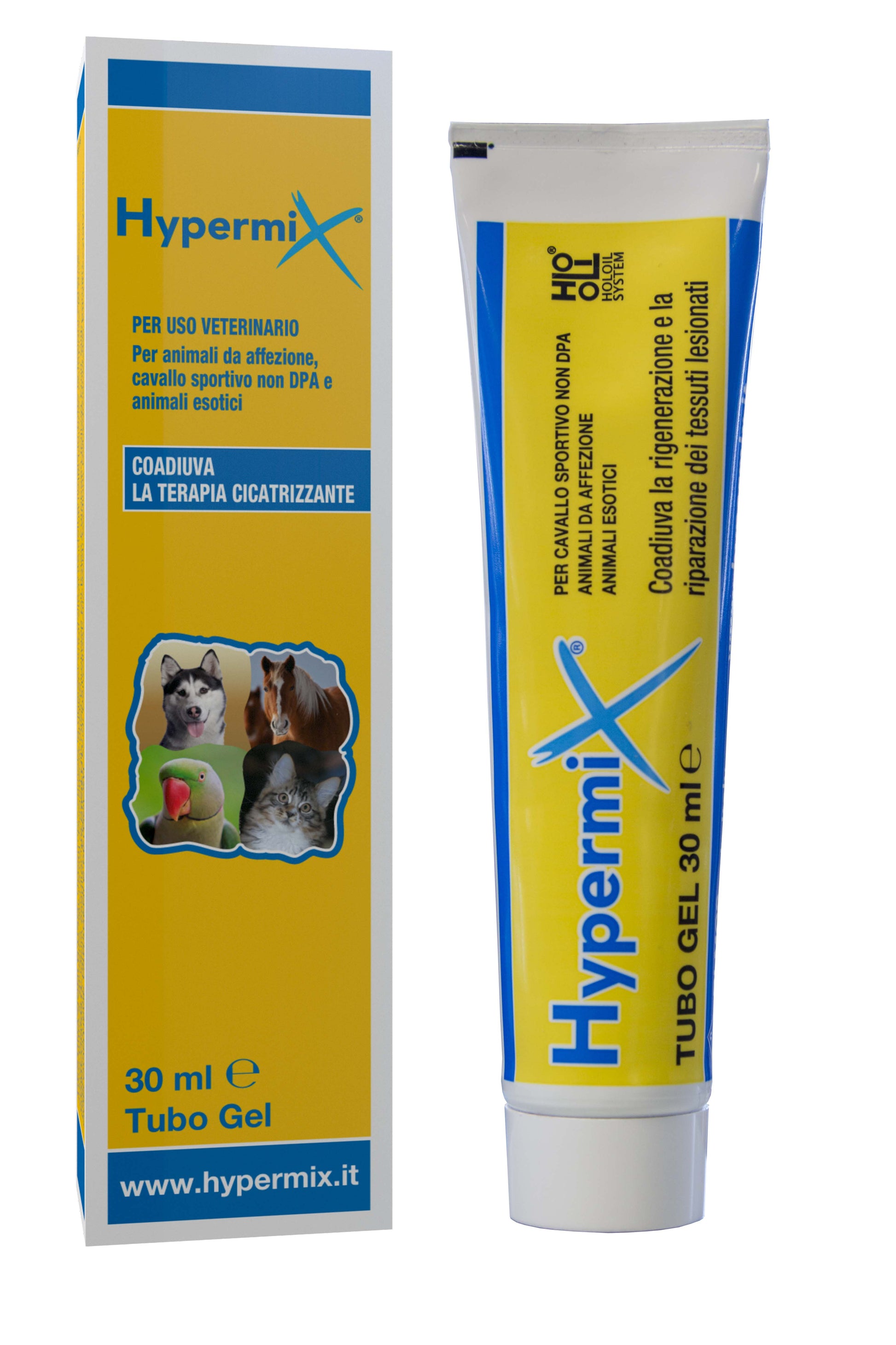 Hypermix Crema/Gel Cicatrizante Uso Veterinario 30ml-1