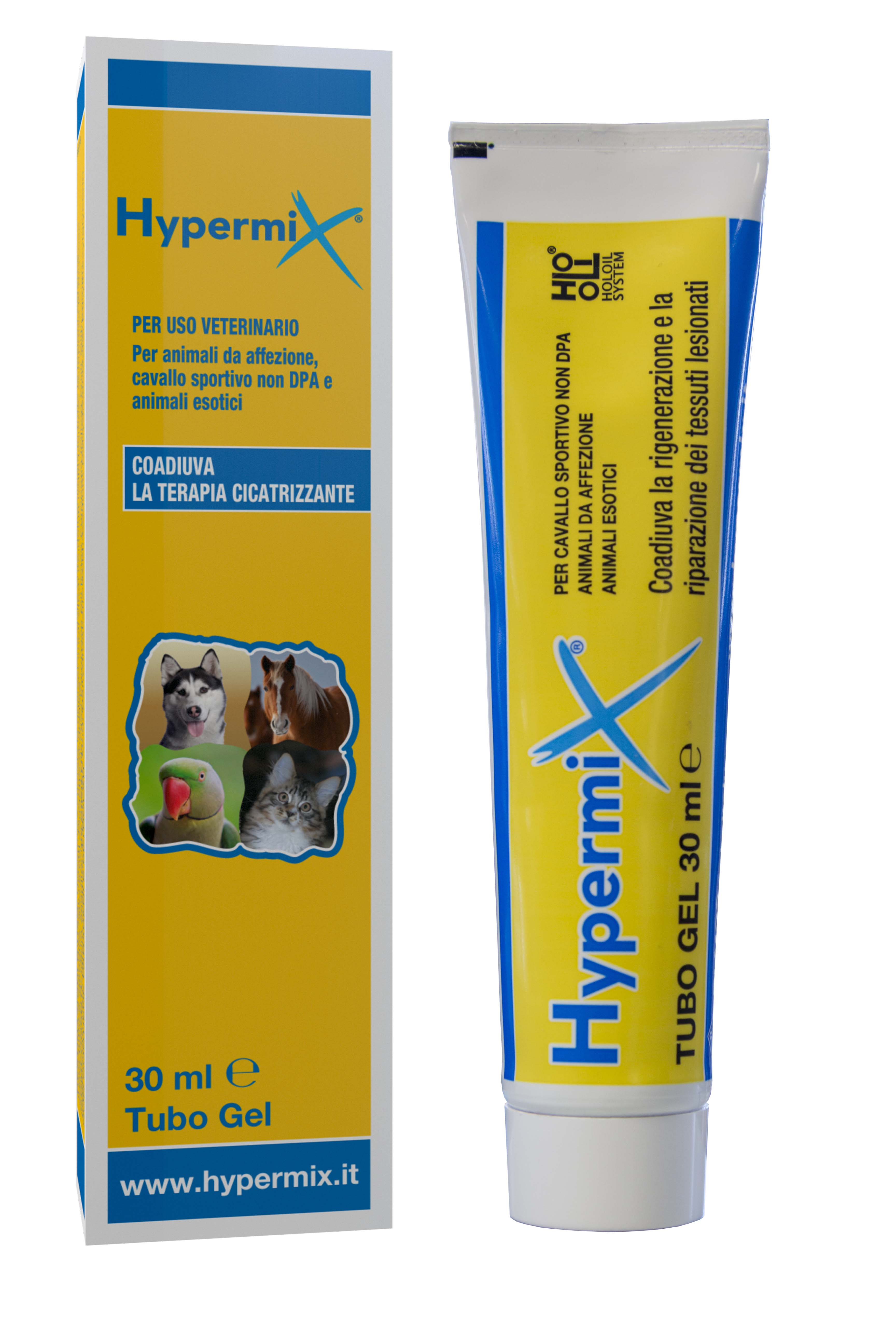 Hypermix Crema/Gel Cicatrizante Uso Veterinario 30ml-1
