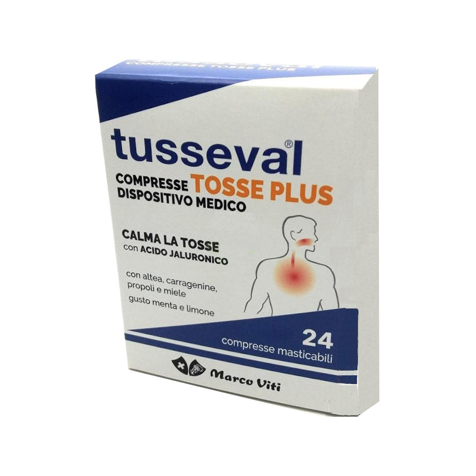 Tusseval Tough Plus 24 Comprimidos Limón Menta-1