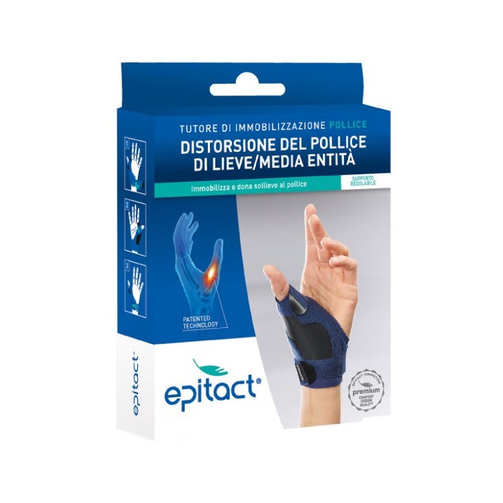 Epitact Mano Derecha Pulgar Inmovilización Brazalete Talla S-2