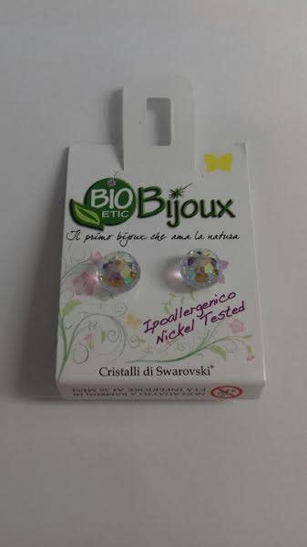 Pendiente Esfera Bio Bijioux 8mm AB-1