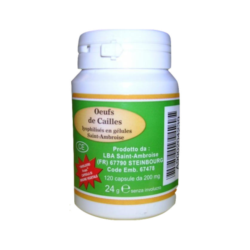 Huevos de Perdiz de Roca Liofilizados 120 Cpsulas-1