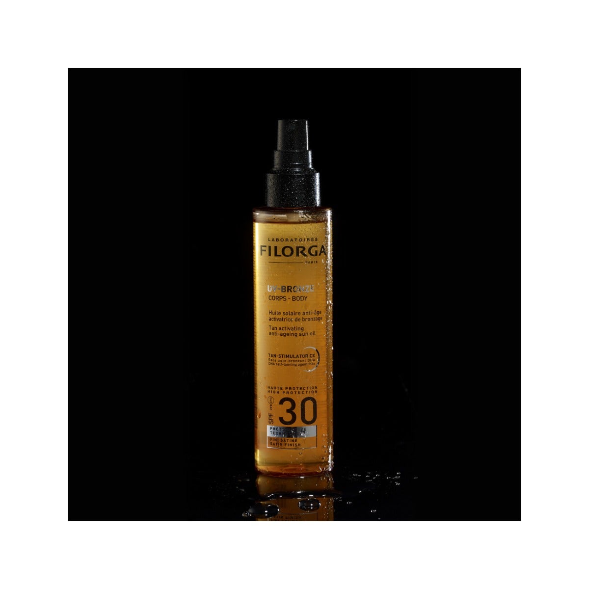 Filorga UV Bronze Body Sun Oil Antiedad Acelerador del Bronceado SPF30 150ml-3