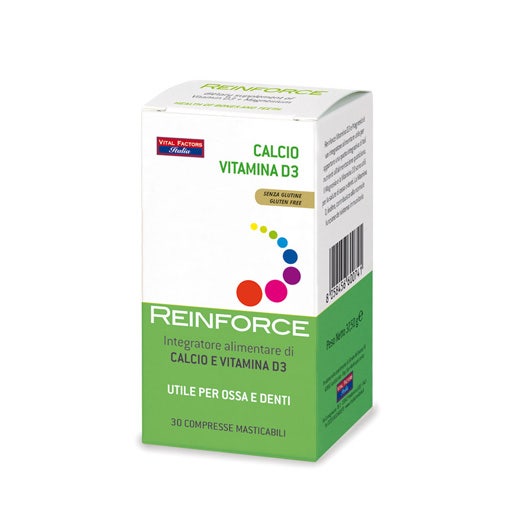 Reforzar Calcio + Vitamina D3 30 Comprimidos-2