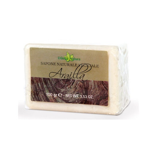 Diletta Natura Jabón Vegetal Natural Arcilla 100g-2