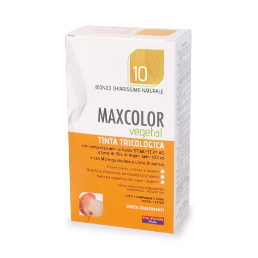 Maxcolor Tinte Vegetal 10 Rubio Muy Claro Natural 140ml-2