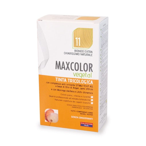 Maxcolor Tinte Vegetal 11 Rubio Extra Claro Natural 140ml-1