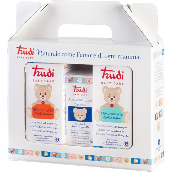Trudi Baby Care Estuche Regalo Baño de Leche 250ml + Champú de Leche 250ml + Agua de Colonia 100ml-1