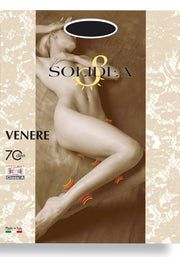 Medias Venere 70 Negras Desnudas 4XL-1