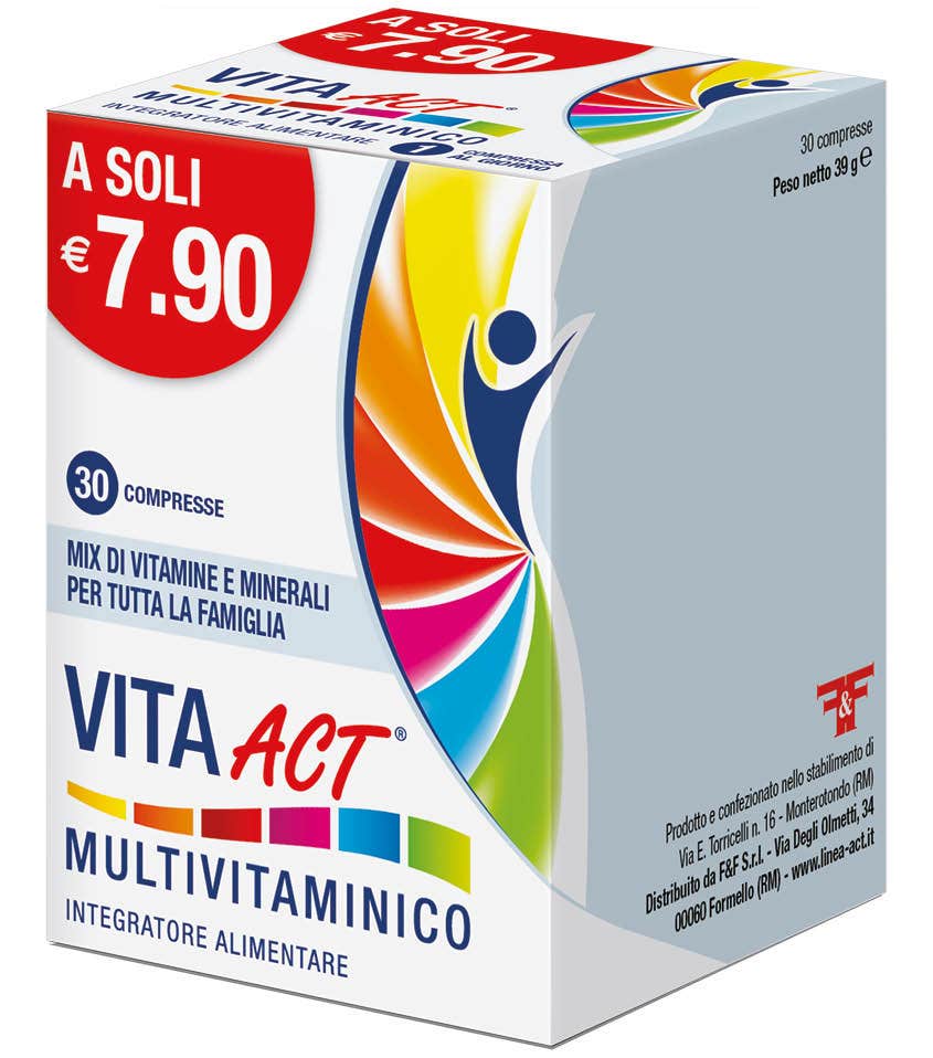 Vita Act Multivitaminas 30 Comprimidos-2