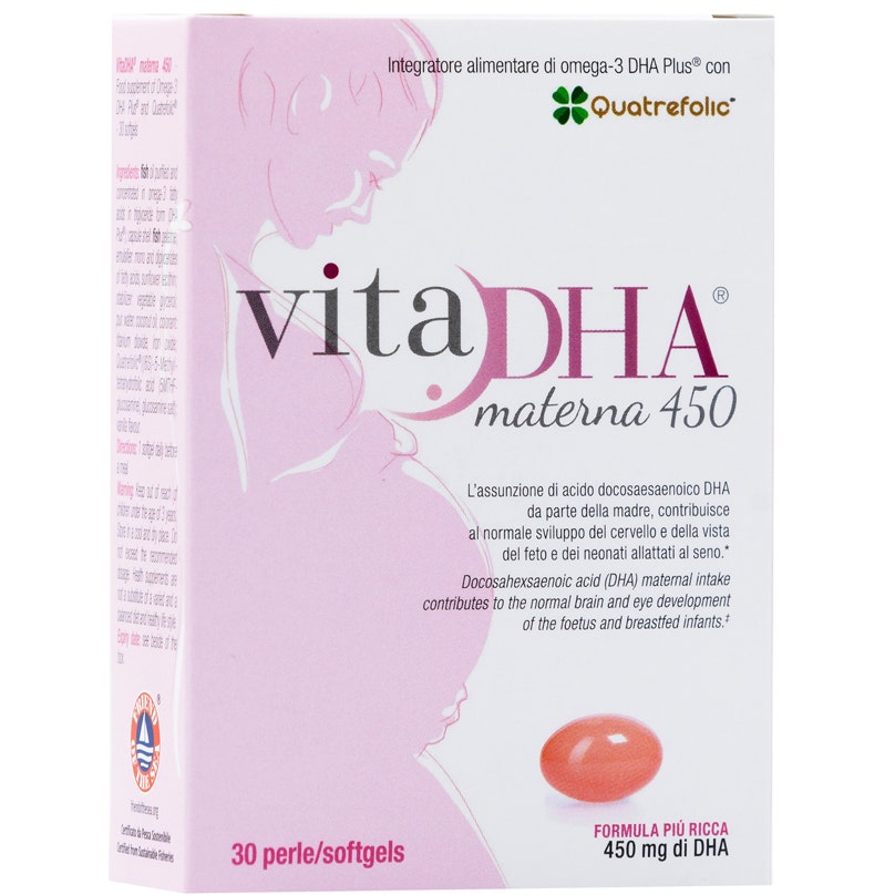 Vitadha Materna 450 30 Cápsulas Blandas-2