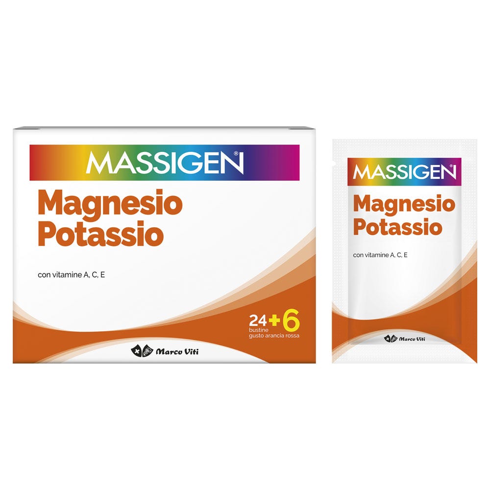 Marco Viti Massigen Magnesio Y Potasio 24 + 6 Sobres-2