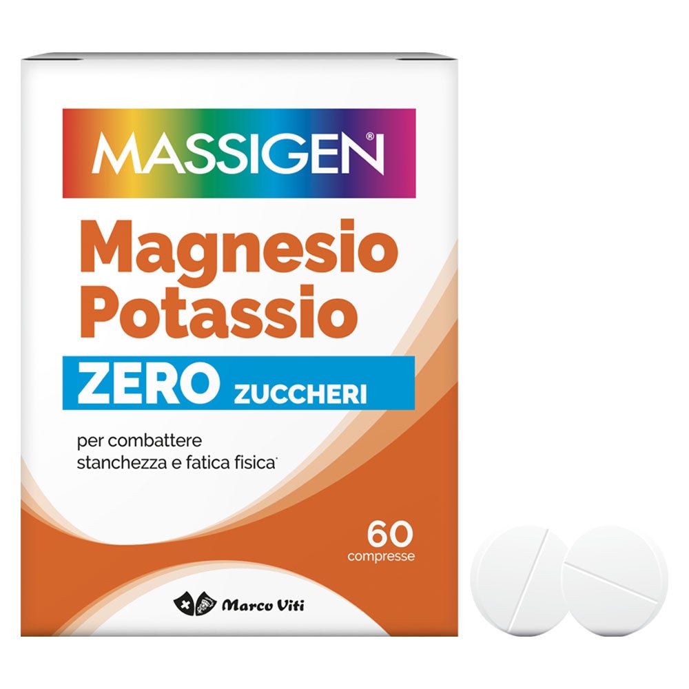 Massigen Magnesio Y Potasio Sin Azúcar 60 Comprimidos-4
