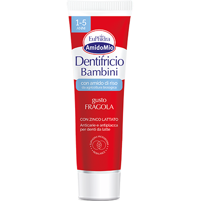 Euphidra Amidomio Dentífrico de Fresa Anticaries y Antiplaca 50 ml 1-5 años