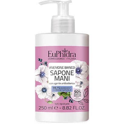 Euphidra White Anemone Jabón Líquido de Manos 250ml-1