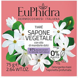 Euphidra Tiarè Jabón de Manos Vegetal 75g-1