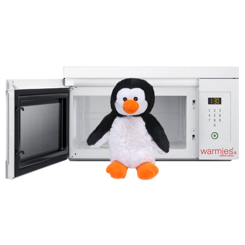 Pingüino de peluche térmico Warmies-2