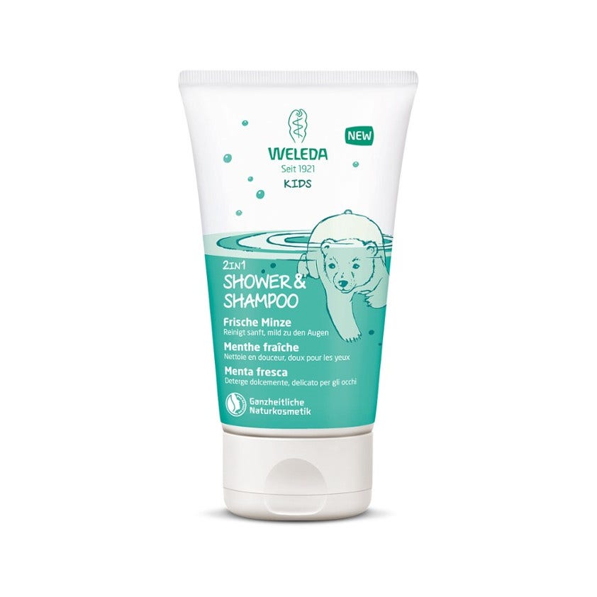 Weleda Kids Ducha-Champú Menta 150ml-1