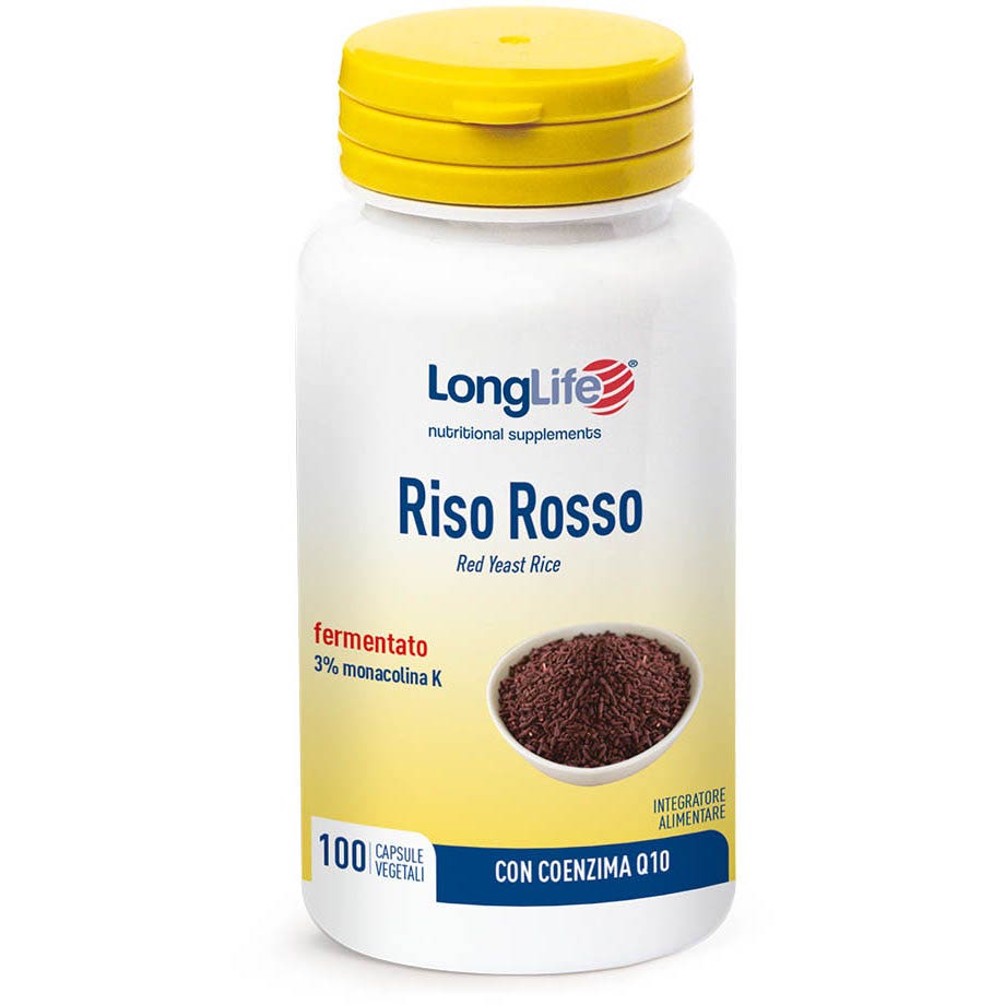 Longlife Arroz Rojo 100 Cápsulas Vegetarianas-1